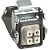 Каб.вилка,мет,верт.250В, 10А 3К+З 053126 Legrand