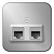 Розетка 2xRJ11+RJ45 Cat.5 BLANCA, алюминий BLNIA045113 Schneider Electric