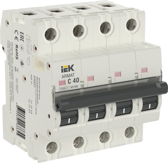 ARMAT Автоматический выключатель M10N 4P C 40А AR-M10N-4-C040 IEK