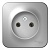 Розетка BLANCA, открытый монтаж, алюминий BLNRA000103 Schneider Electric