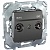 Розетка TV-FM-SAT, одиночная, графит MGU5.454.12ZD Schneider Electric