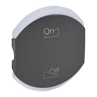 MyHome SCS.Лицевая панель 2М "диммер-ON-OFF".Графит 064844 Legrand