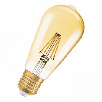 светодиодная лампа Vintage 1906 LED,димм² руемая, CL Edison,филаментная, 6,5W (замена 55Вт) 4052899972360 OSRAM