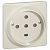 Розетка силовая 3К+Н+З 32А боковой выход 055817 Legrand