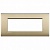 Рамка 7 модулей LIVING LIGHT, золото матовое LNC4807OF Bticino