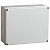 коробка КМ41278 распаячная для о/п 240х195х165 мм² IP55 (RAL7035, прозр. кр., кабельные вводы 5 шт) UKO10-240-195-165-K51-55 IEK