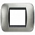 Рамка 1 пост LIVING LIGHT, темная сталь L4802ACS Bticino