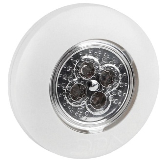 Фонарь SB-501 пушлайт "Аврора" 4xLED 3xAAA бел. Б0029181 ЭРА