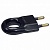 Вилка с кольцом ЭЛИУМ, 6А IP20, черный, 050163 050163 Legrand