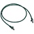 Шнур коммутационный RJ 45 - категория 6 - F/UTP - LSZH - экранированный - 1 м - зеленый 051850 Legrand