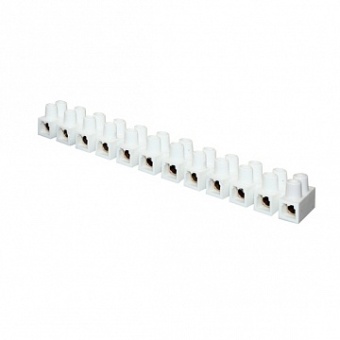 Клеммная колодка 40мм 100А полистирол белая (уп.10шт.) plc-KK-40-100-ps-w EKF