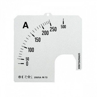 Шкала для амперметра SCL-A1-600/96 ABB