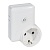 MyHome Play Zigbee. Активатор-реле радиоуправляемый, розетка 2К+З, 10А 088333 Legrand