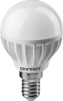 Лампа светодиодная 71 625 OLL-G45-8-230-4K-E14 71625 ОНЛАЙТ