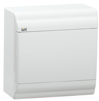 PRIME Корпус пластиковый ЩРН-П-6 модулей навесной белый/белая дверь IP41 MKP82-N-06-WD-41-20 IEK