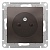Розетка ATLASDESIGN, скрытый монтаж, мокко ATN000649 Schneider Electric