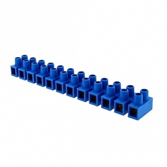 Клеммная колодка 10мм 10А полистирол синяя (уп.10шт.) plc-KK-10-10-ps-s EKF