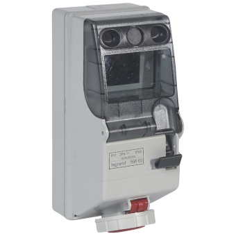 Комбинированный щиток - P17 Tempra Pro - с рейкой DIN - IP 66 - 380/415 В~ - 16 A - 3К+З 056665 Legrand