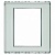 Рамка 3+3 модуля LIVING LIGHT, прозрачный LND4826KR Bticino