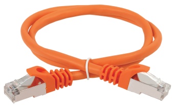 ITK Коммутационный шнур (патч-корд) кат.5E FTP LSZH 3м оранжевый PC07-C5EFL-3M IEK