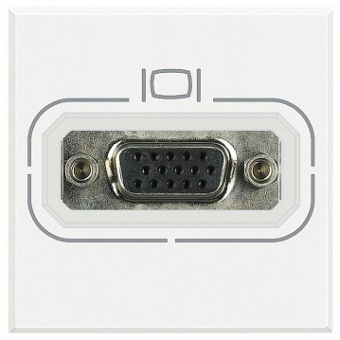 Розетка HD15video AXOLUTE, белый HD4282 Bticino
