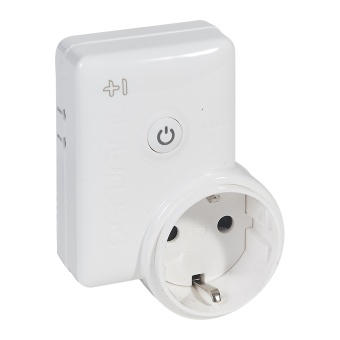 MyHome Play Zigbee. Активатор-диммер радиоуправляемый, розетка 2К+З, 10А 088334 Legrand